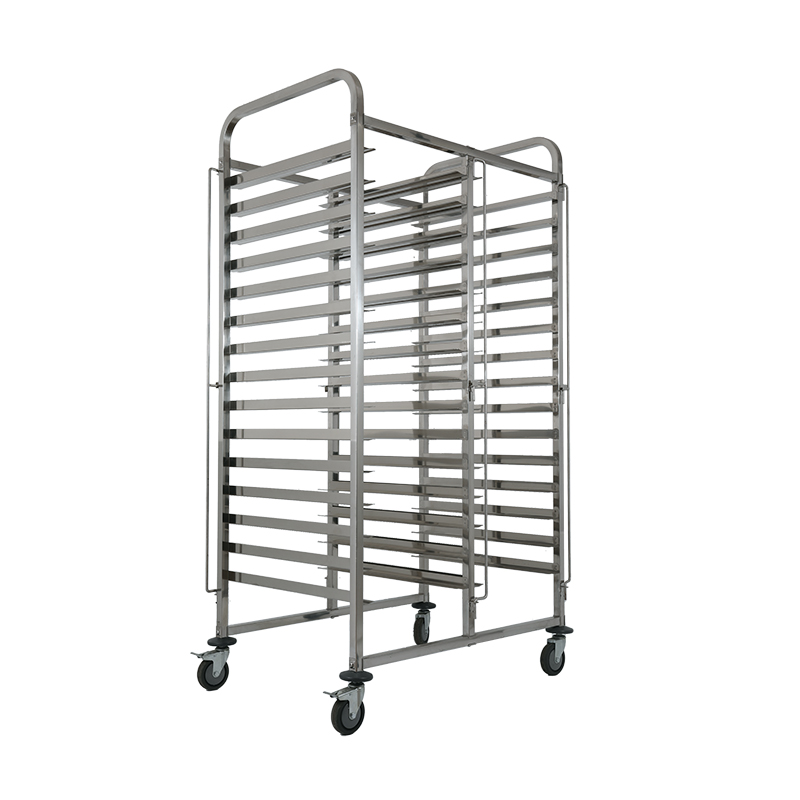 Kitchen Baking Trolley - Stainless Steel Pan Trays Bread Oven