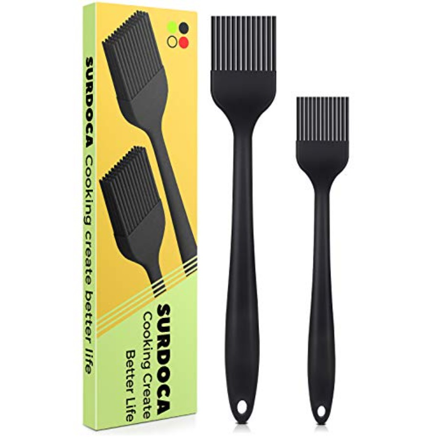 Pastry Brush Silicone - Silicone Pastry Basting Brush - 2Pcs