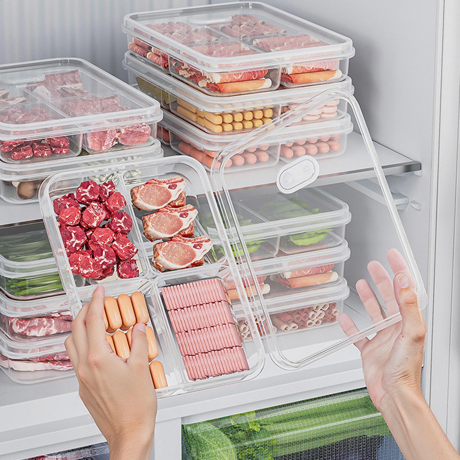 Kitchen Baking Tray Storage - 1PC Refrigerator Storage Box Meat Vegetable