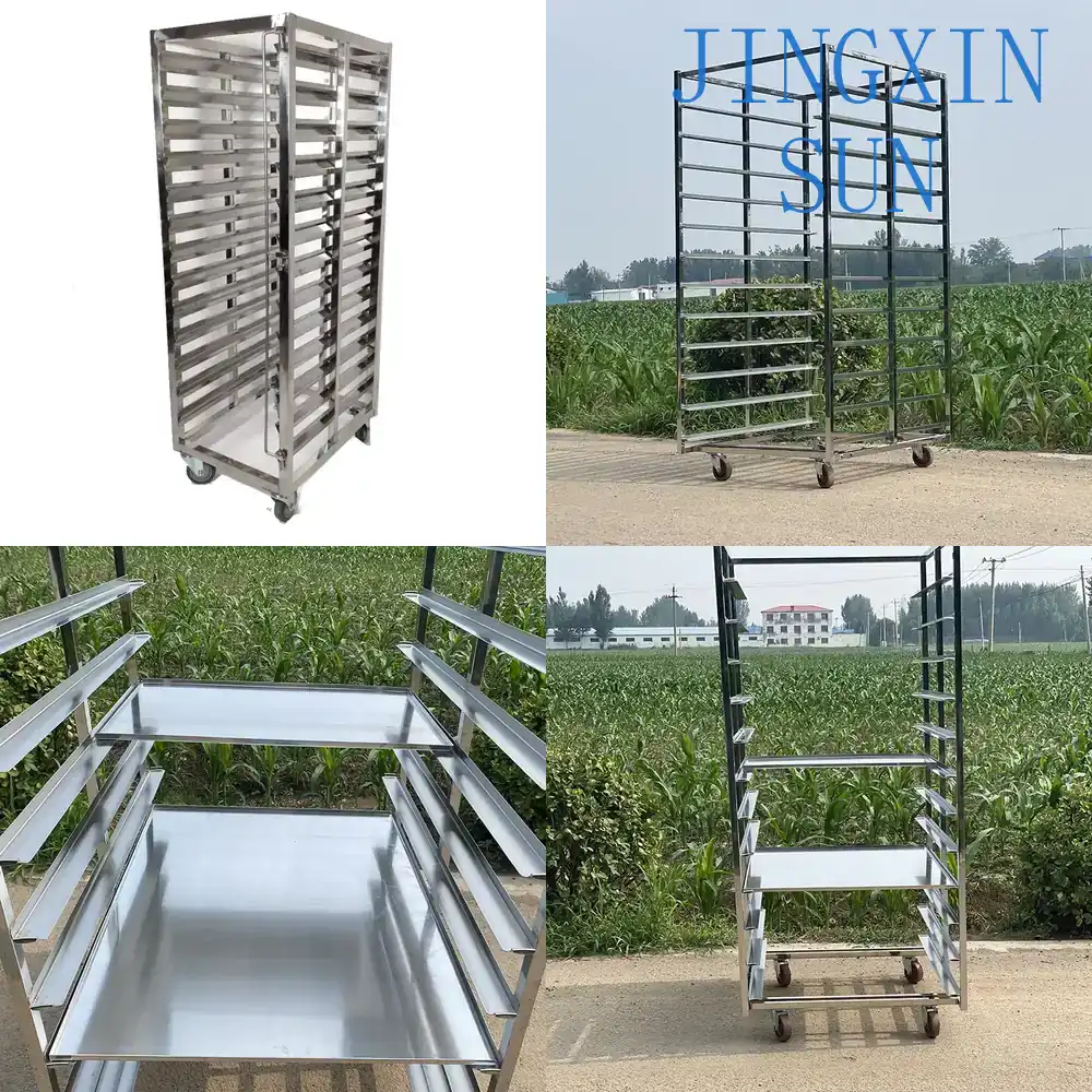 Kitchen Baking Trolley - 304 Stainless Steel Kitchen Food Bread