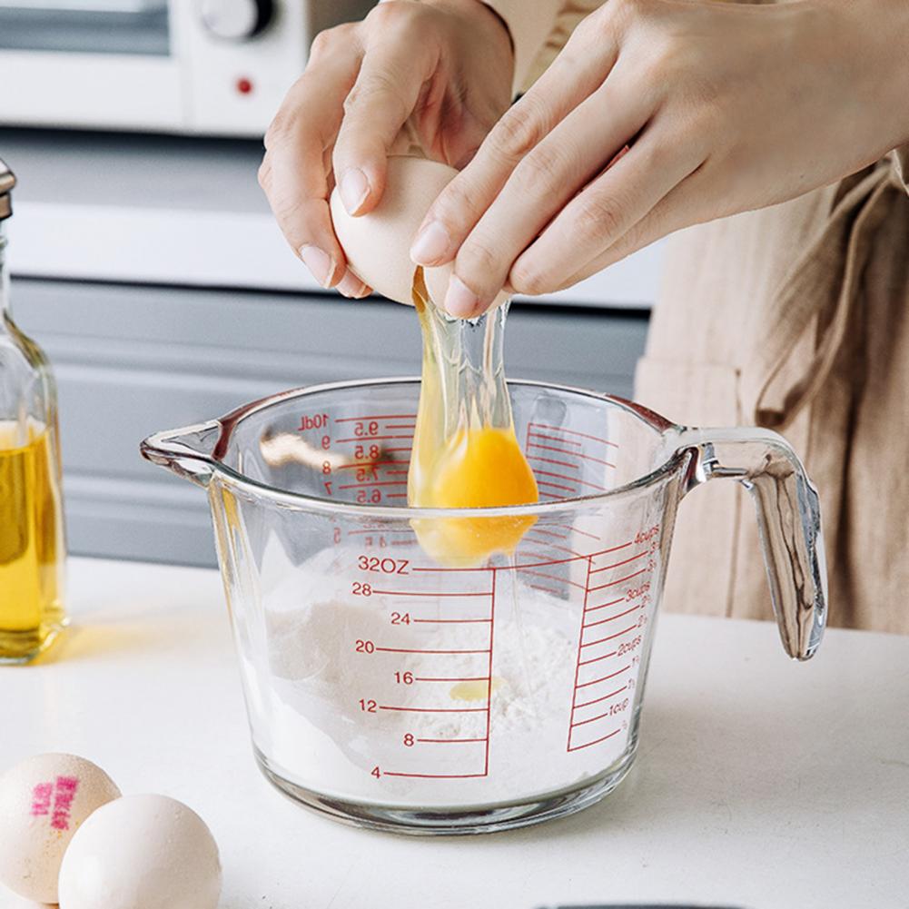 Kitchen Glass Baking Set - Liquid Measuring Cup Sturdy Measuring Cup