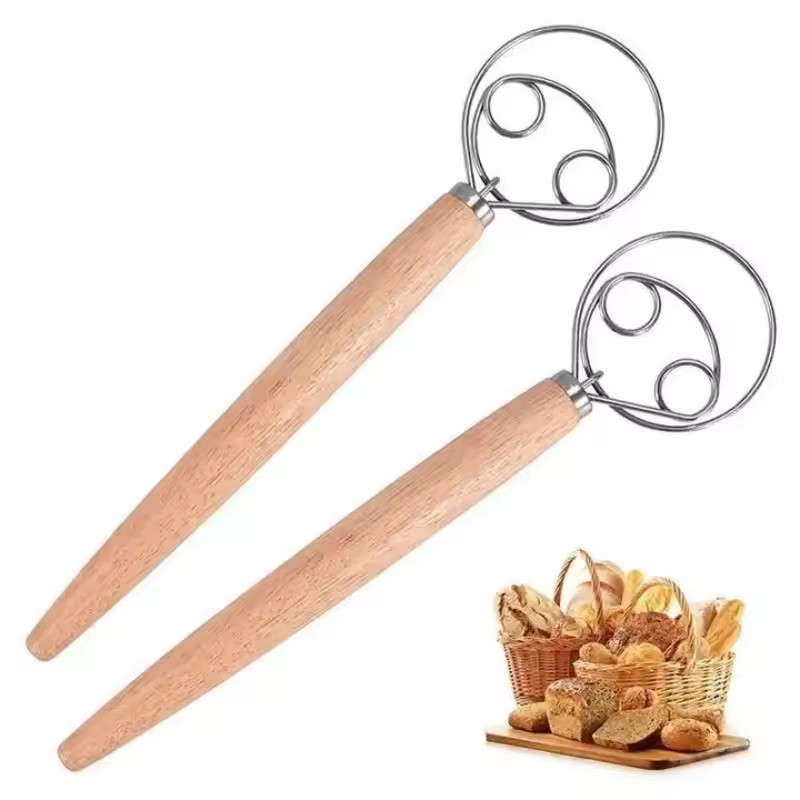 Bread Baking Kitchen Utensils - Stainless Steel Dough Whisk – Dutch