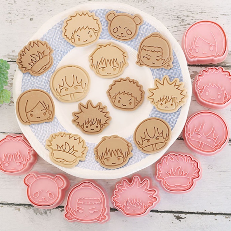 8pcs Jujutsu Kaisen Cake Cooki - Kitchen Baking Gifts recension och pris