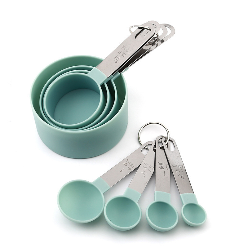 8PCS Measuring Cups Spoons Set - Kitchen Baking Utensil Set recension och pris