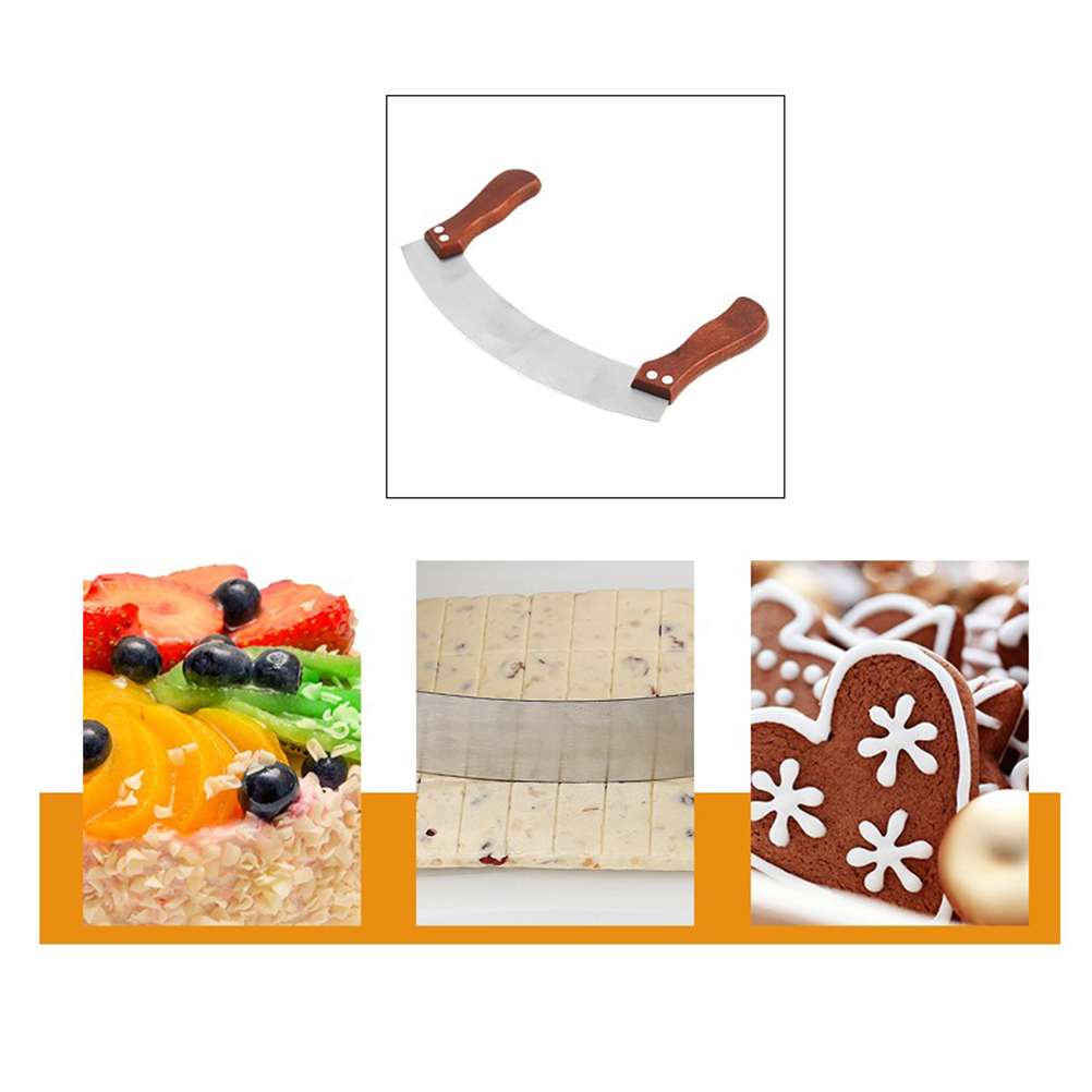 1pc Double Handle Nougat Cutte - Kitchen And Baking Equipment recension och pris