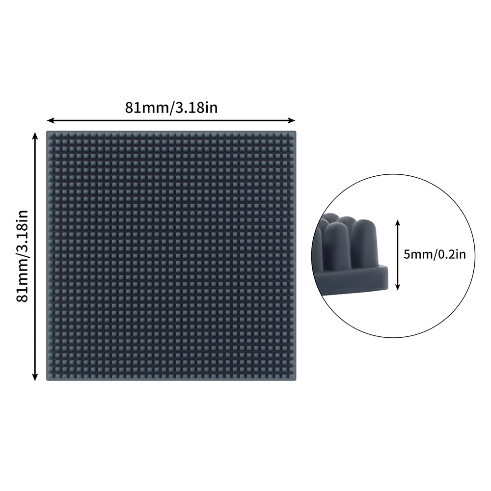 NEWEST DIY 81*81*5mm Silicone  - Pastry Brush Silicone recension och pris