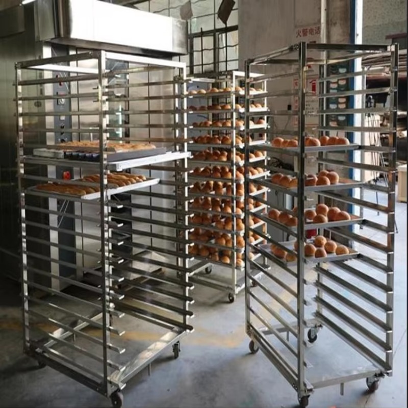 Customized 201 304 Stainless S - Kitchen Baking Trolley recension och pris