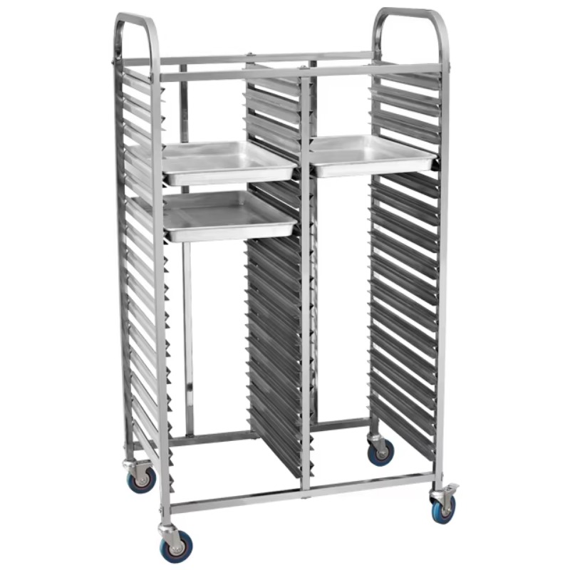 Customized 201 304 Stainless S - Kitchen Baking Trolley recension och pris