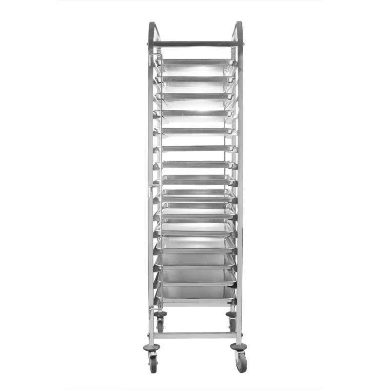 Customized 201 304 Stainless S - Kitchen Baking Trolley recension och pris