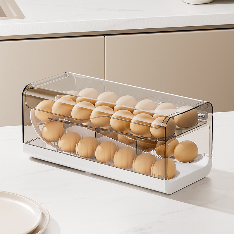 Automatic Rolling Egg Dispense - Kitchen Baking Tray Storage recension och pris