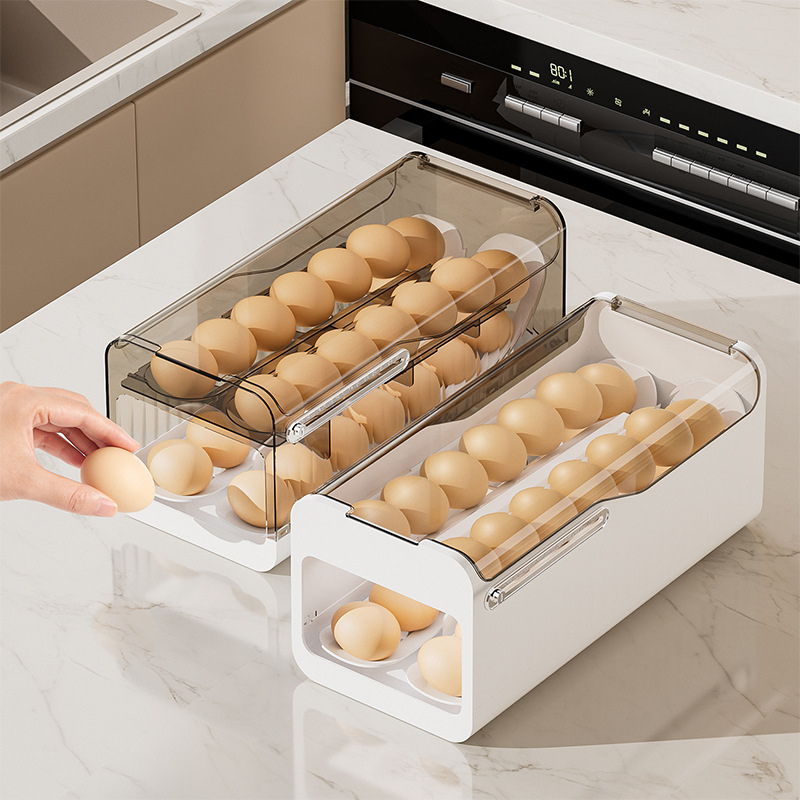 Automatic Rolling Egg Dispense - Kitchen Baking Tray Storage recension och pris