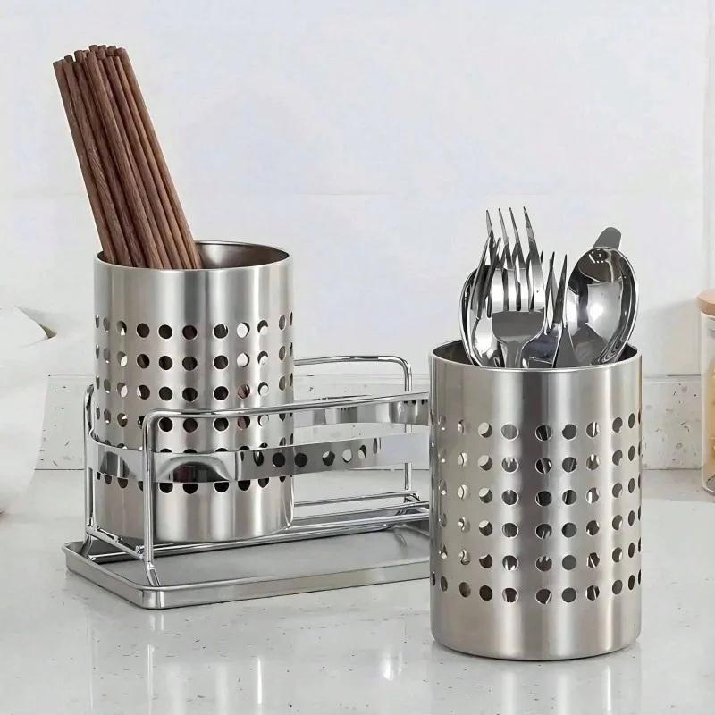 #New.Stainless Steel Cylindric - Kitchen Baking Tray Storage recension och pris