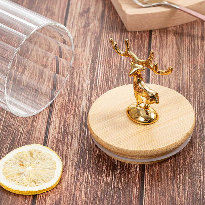 Nordic Golden Elk Storage Jar  - Kitchen Bank recension och pris