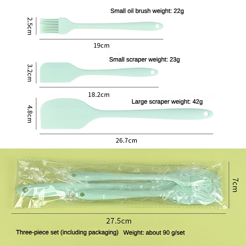 3 piece kitchen baking set all - Pastry Brush Silicone recension och pris