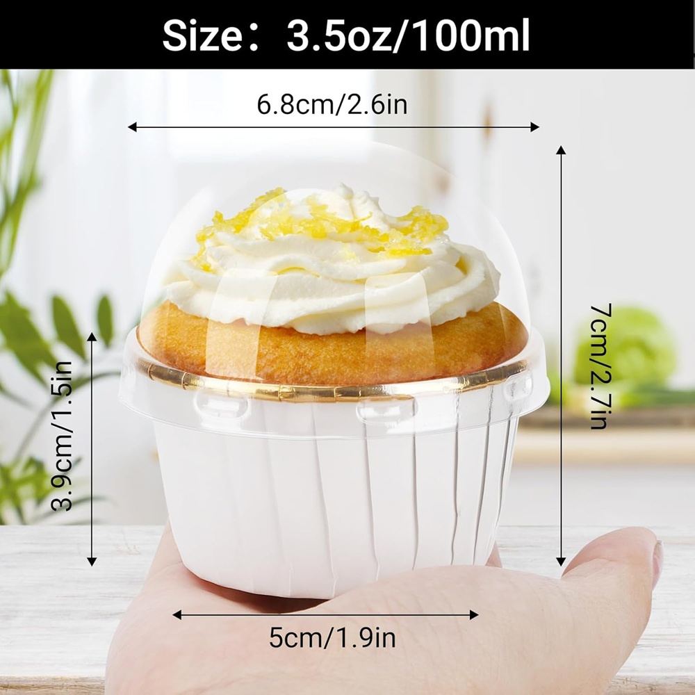 50 pcs Muffins Cup Paper Cupca - Kitchen Tools In Baking recension och pris