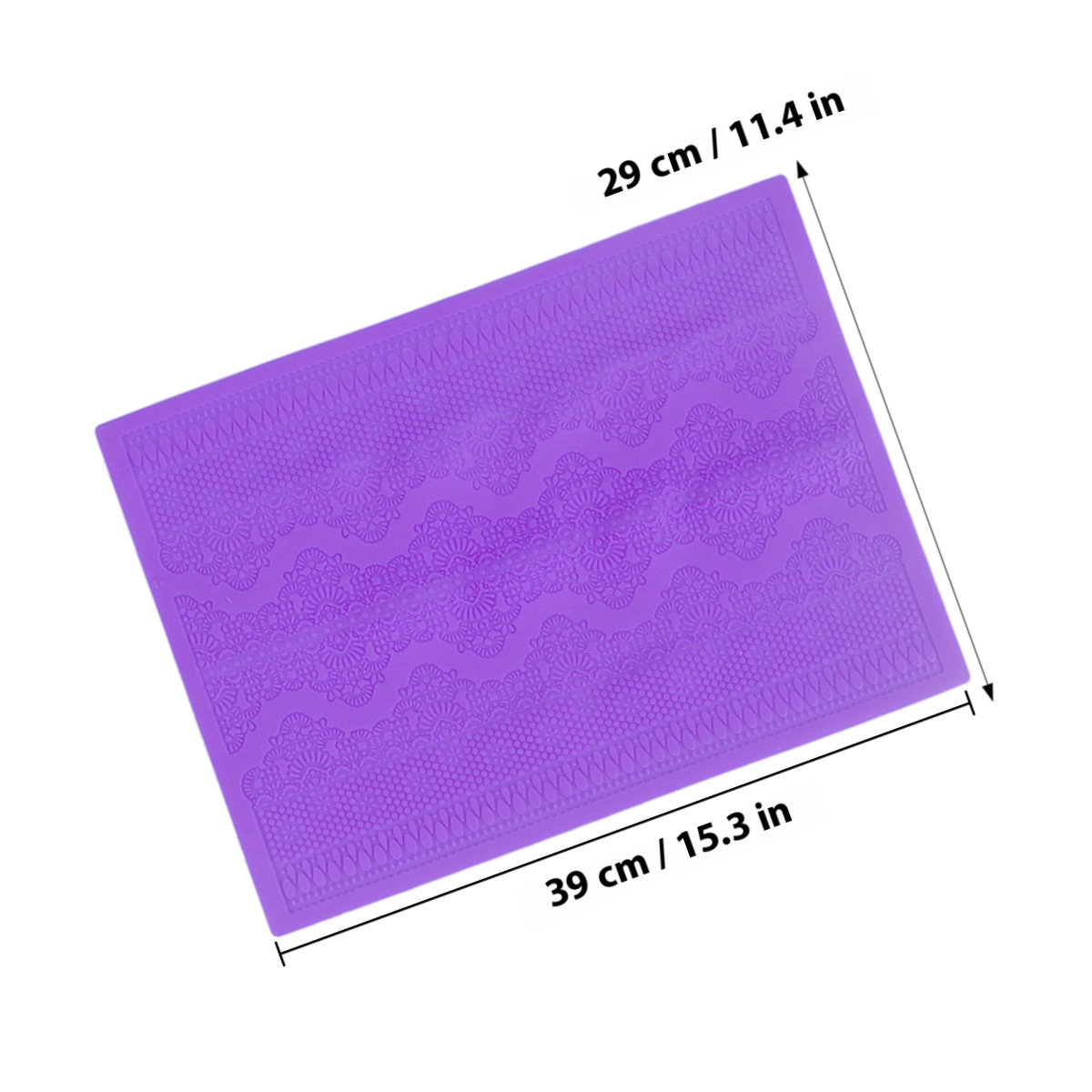 1pcs Silicone Cake Lace Mat Pu - Kitchen Tools In Baking recension och pris