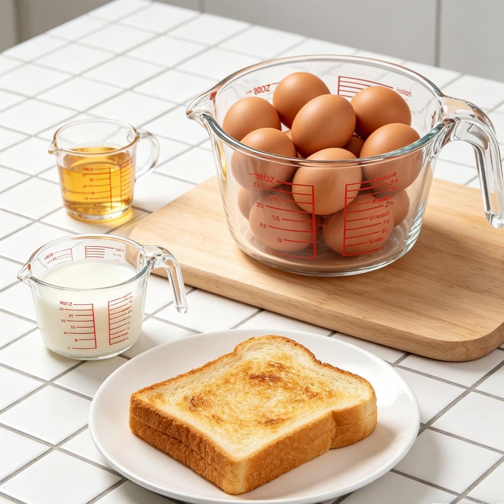 Measuring Cup Set Measuring Cu - Kitchen Glass Baking Set recension och pris