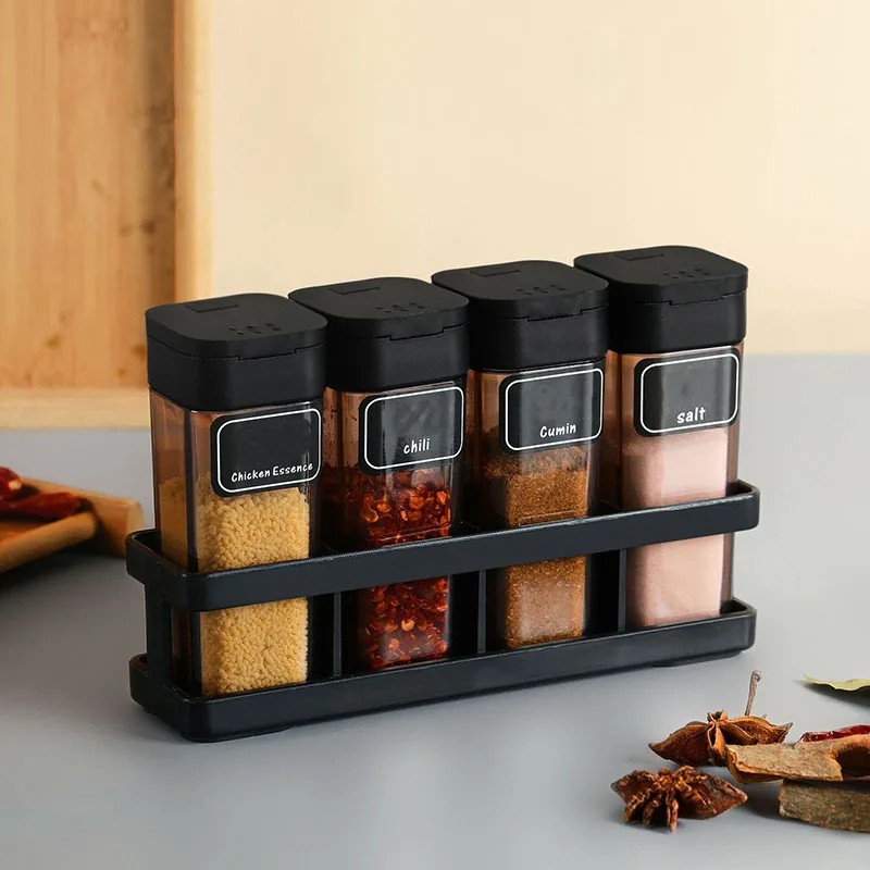 Spice Organizer Set 4-in-1 - S - Kitchen Glass Baking Set recension och pris