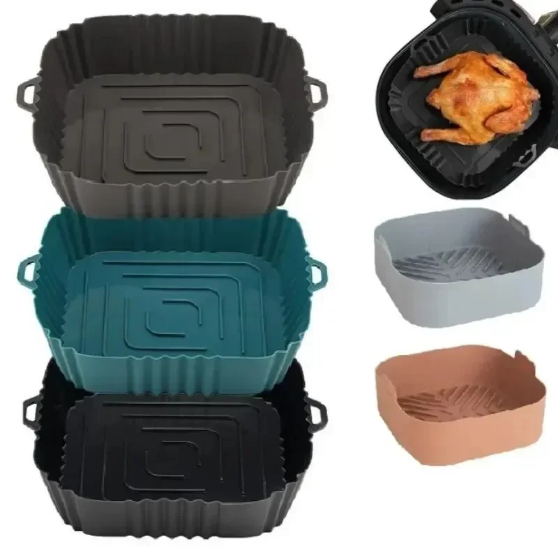 1PC Silicone Air Fryer Basket, - Kitchen And Baking Equipment recension och pris