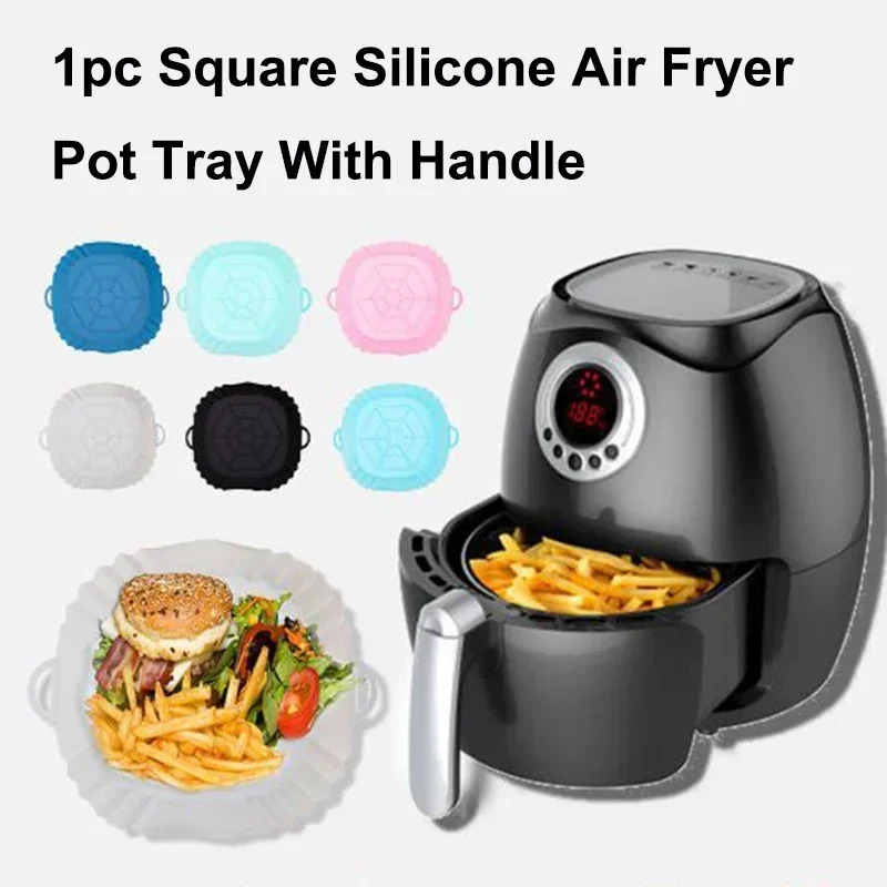1PC Silicone Air Fryer Basket, - Kitchen And Baking Equipment recension och pris