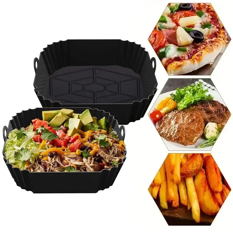 1PC Silicone Air Fryer Basket, - Kitchen And Baking Equipment recension och pris