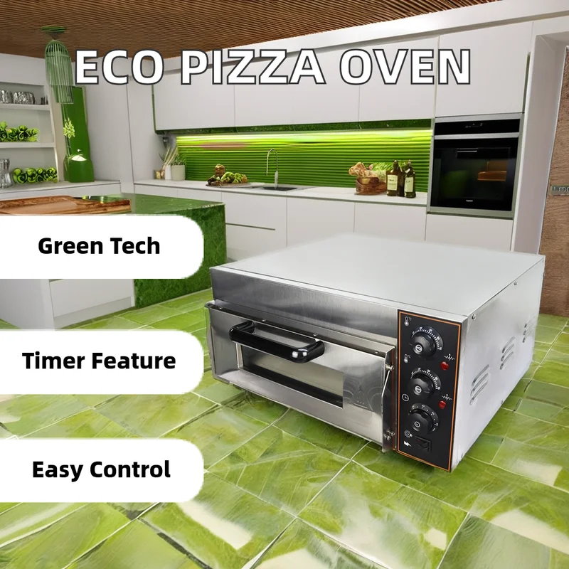 Stainless Steel Single Deck Pi - Commercial Kitchen Baking Oven recension och pris
