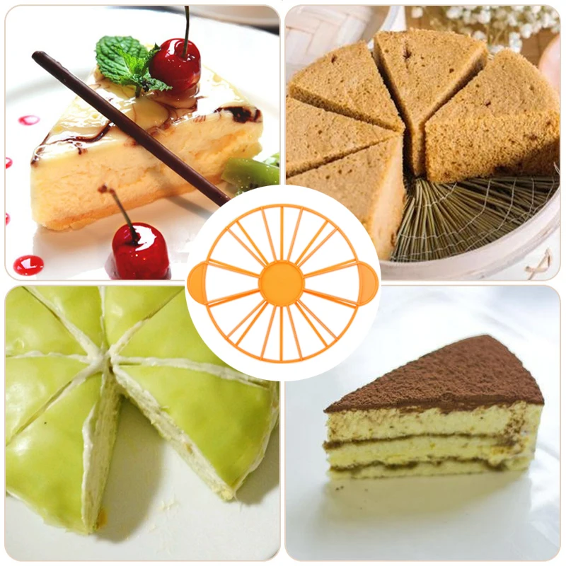 Plastic Cake Equal Portions Ro - Bread Baking Kitchen Utensils recension och pris