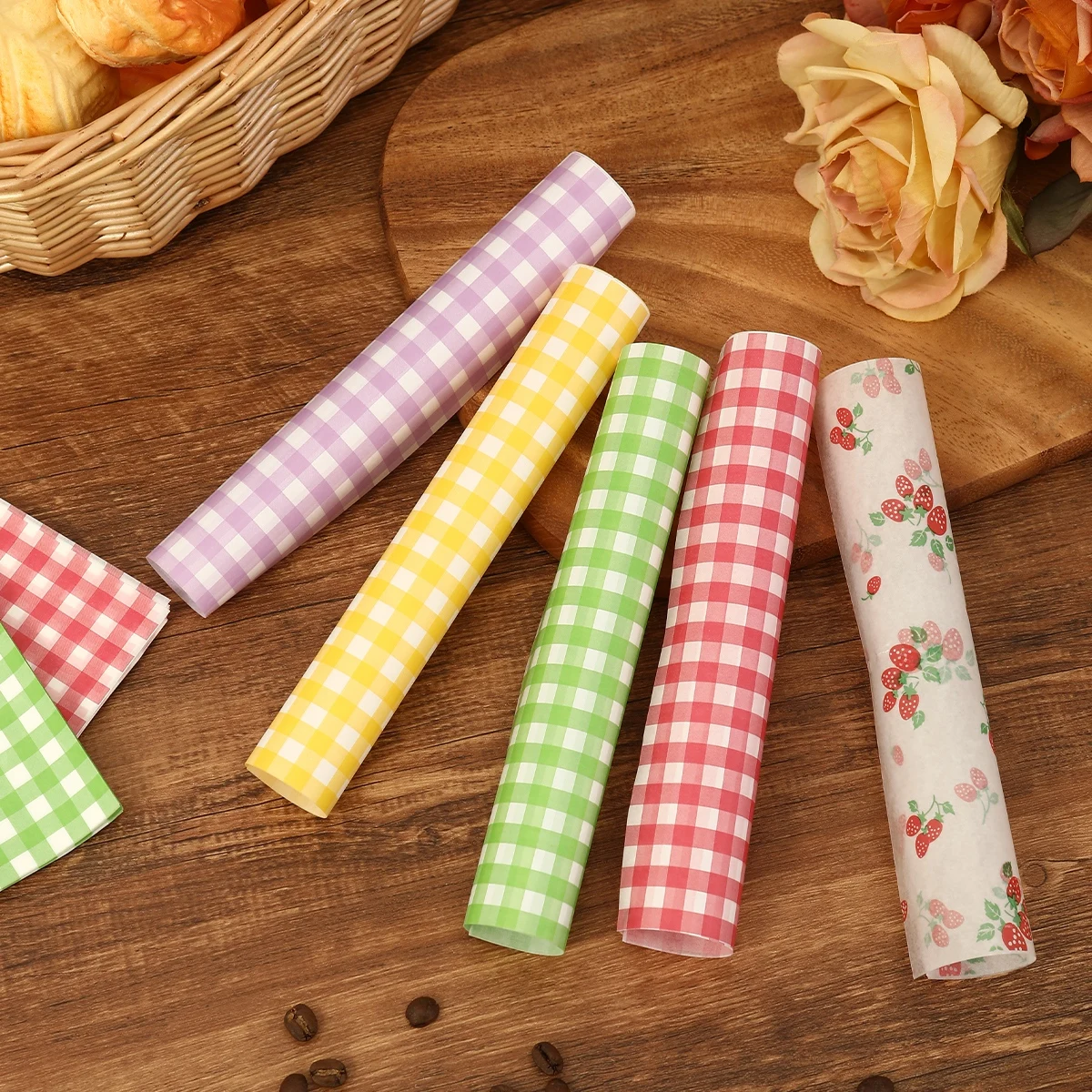 50Pcs Oilproof Wrapping Paper  - Kitchen Baking Gifts recension och pris