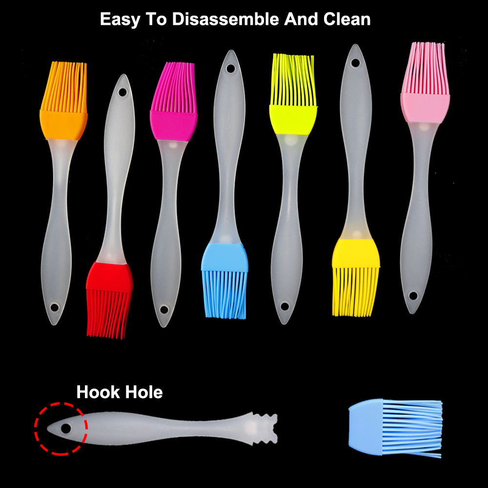 1Pcs 7 Colour Food Silicone Br - Pastry Brush Silicone recension och pris
