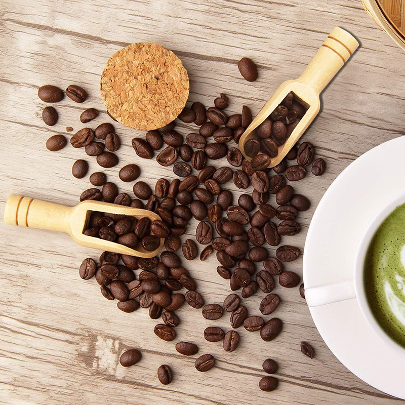 2/5PCS Wooden Coffee Scoop Set - Kitchen Baking Utensil Set recension och pris