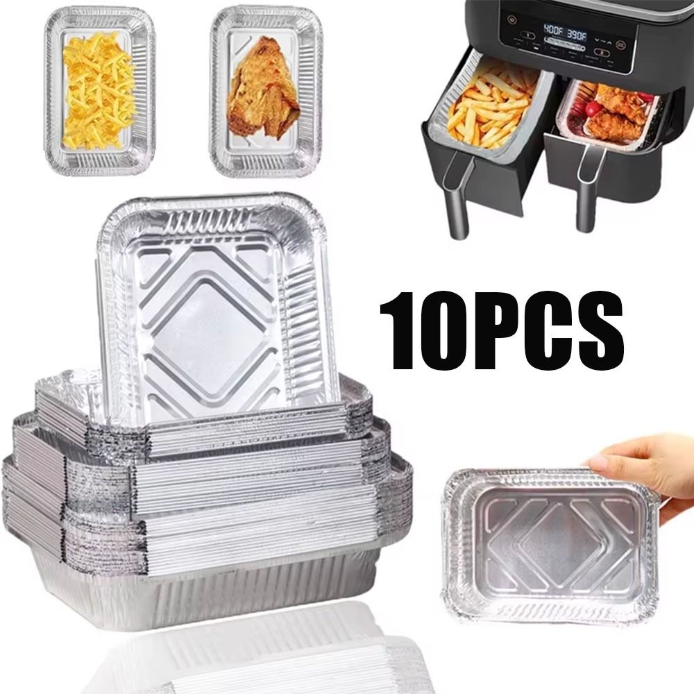 10PCS Disposable Aluminum Foil - Kitchen Baking Tray Storage recension och pris