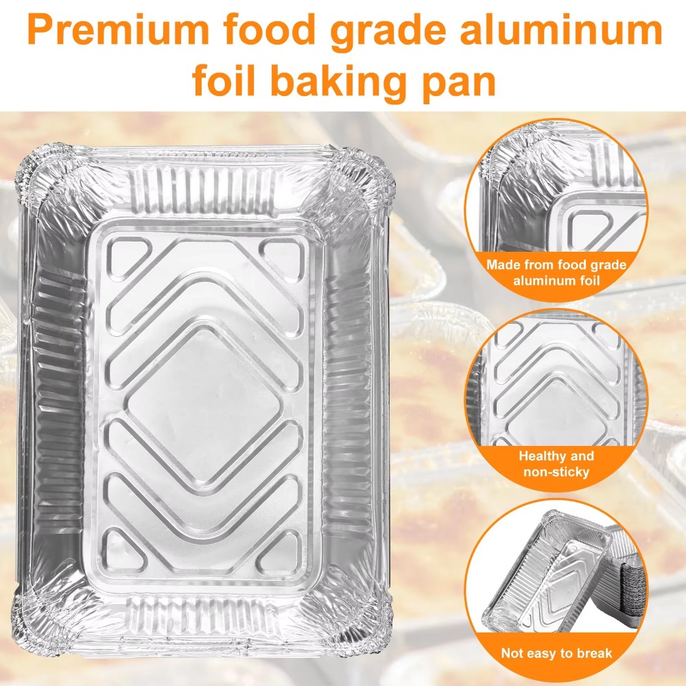 10PCS Disposable Aluminum Foil - Kitchen Baking Tray Storage recension och pris