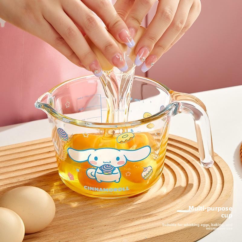 Cute Cartoon Measuring Cup Kaw - Kitchen Glass Baking Set recension och pris
