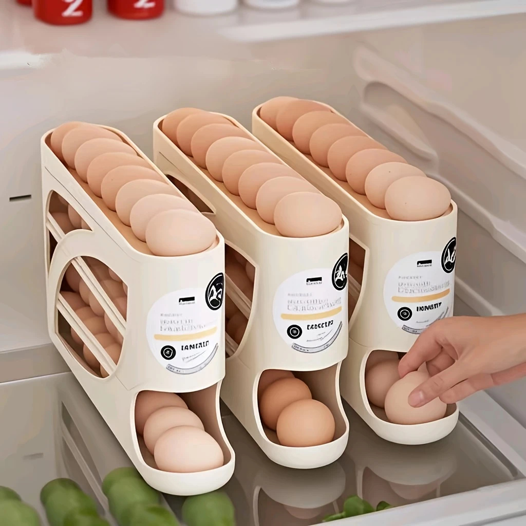 2-4 Tier Rolling Egg Storage C - Kitchen Baking Tray Storage recension och pris