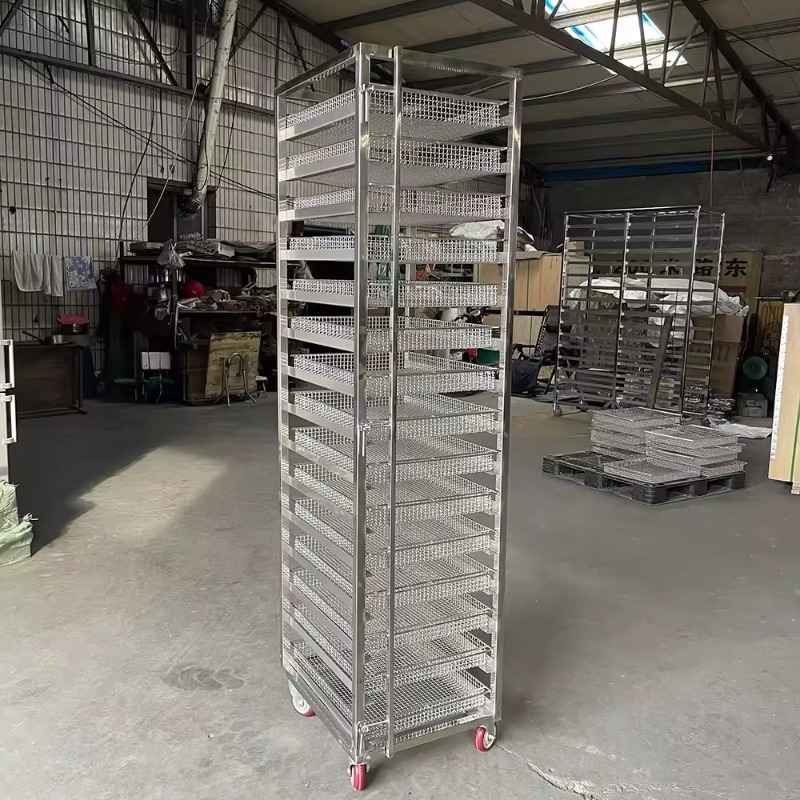 6 10 15 16 Tiers Stainless Ste - Kitchen Baking Trolley recension och pris