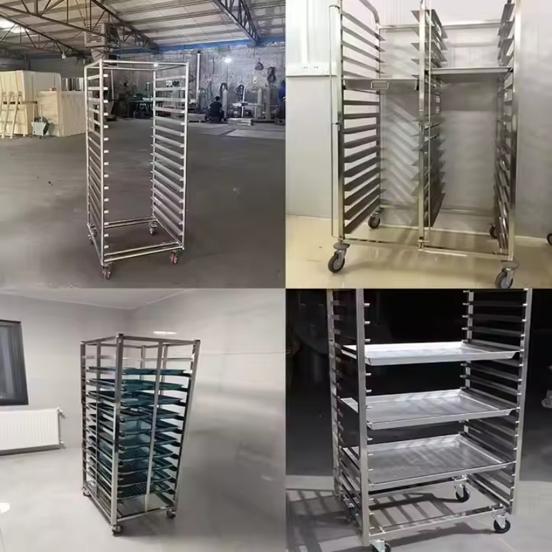 6 10 15 16 Tiers Stainless Ste - Kitchen Baking Trolley recension och pris