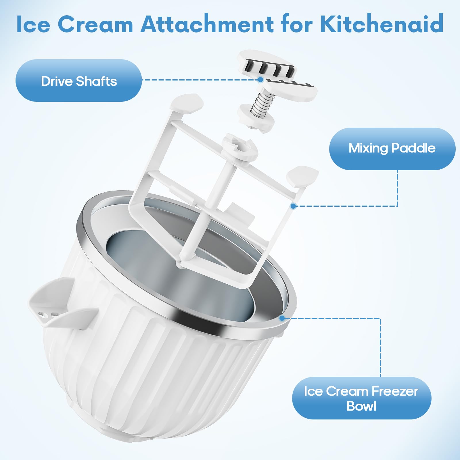 2 Quart Ice Cream Maker Attach - Kitchen Baking Appliances recension och pris
