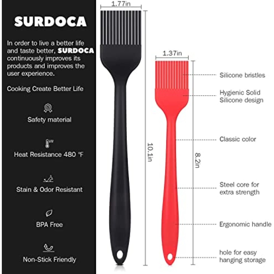 Silicone Pastry Basting Brush  - Pastry Brush Silicone recension och pris