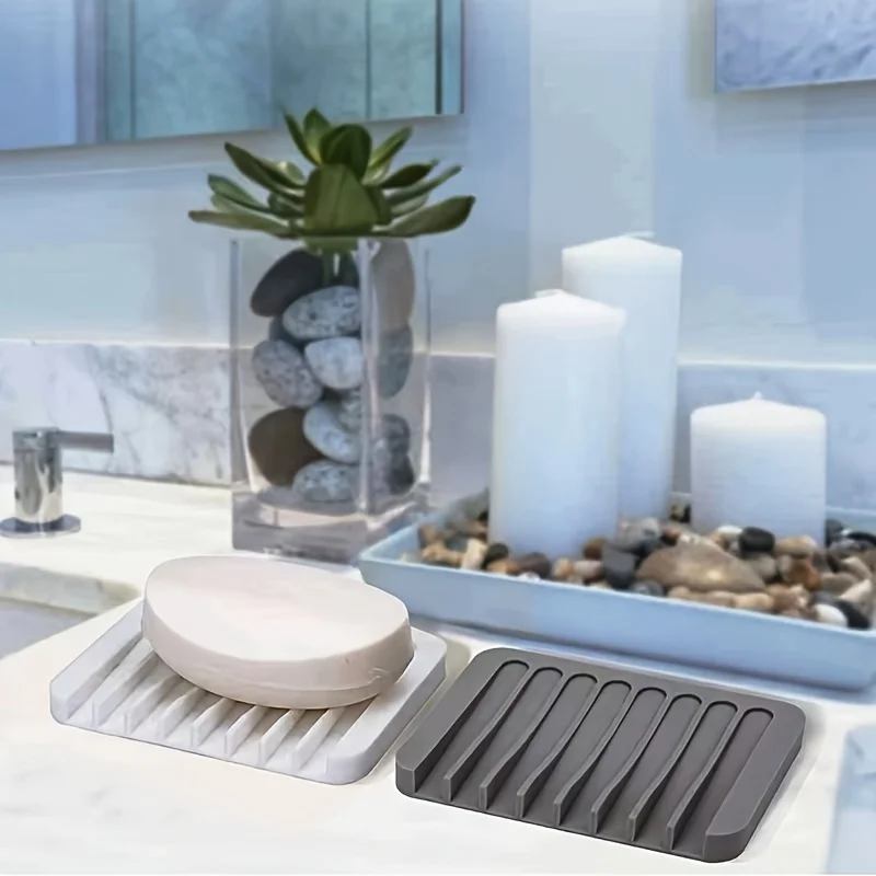 New 1PC Silicone Draining Soap - Kitchen Baking Tray Storage recension och pris
