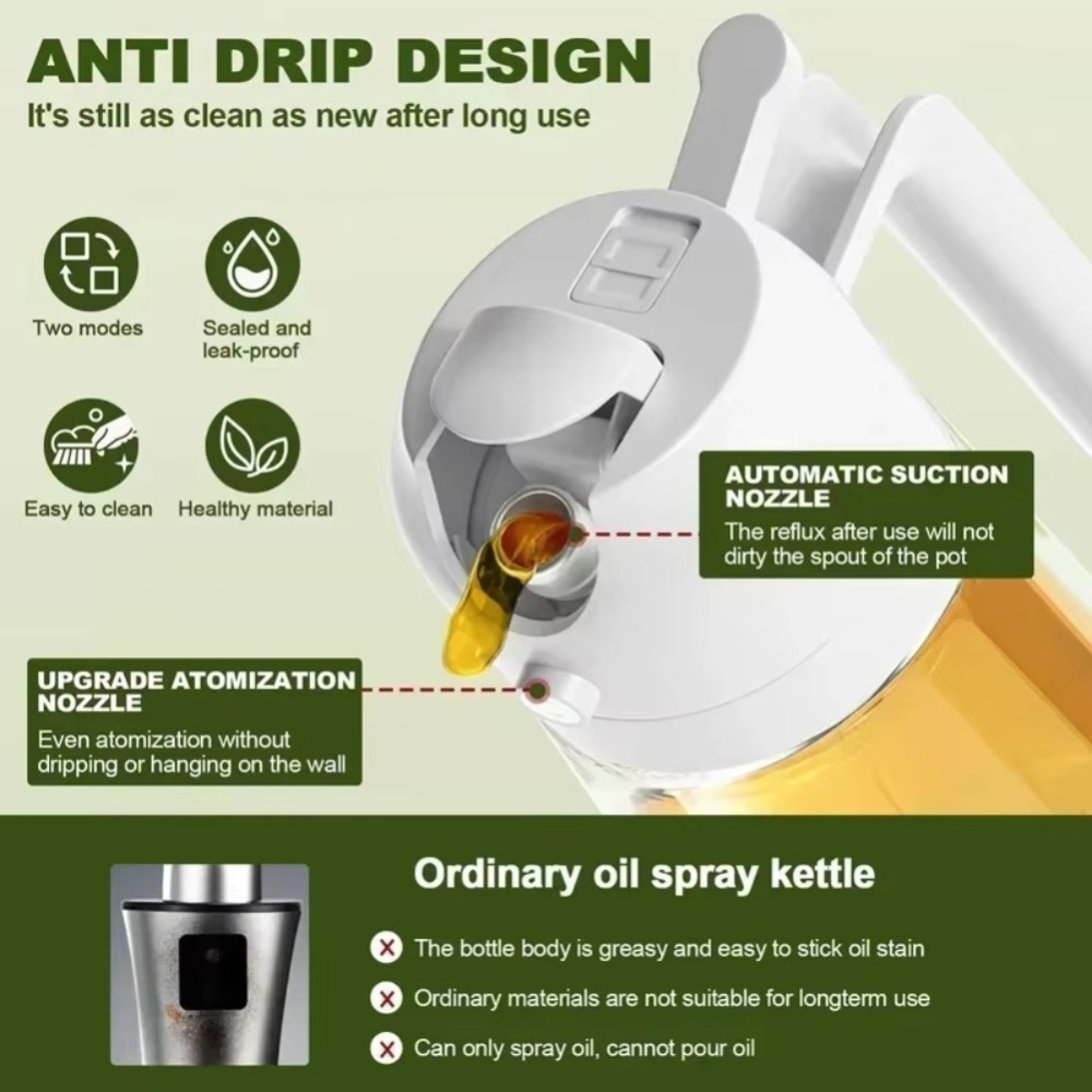2in1 470ml Plastic Spray Oil S - Kitchen Tools In Baking recension och pris