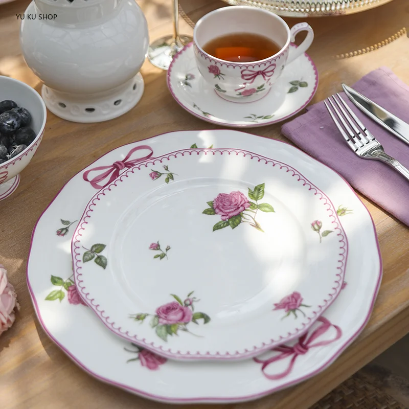 French Rose Cutlery Bone China - Kitchen Baking Utensil Set recension och pris
