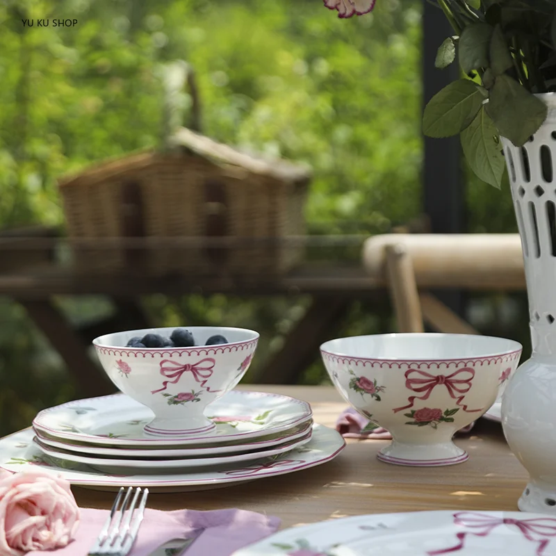 French Rose Cutlery Bone China - Kitchen Baking Utensil Set recension och pris