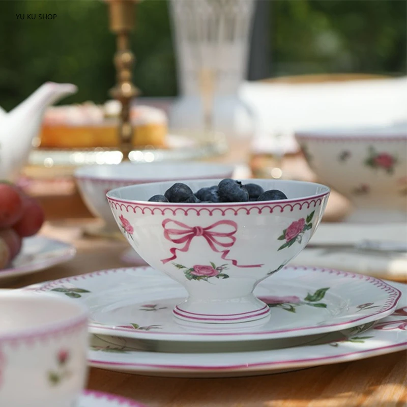 French Rose Cutlery Bone China - Kitchen Baking Utensil Set recension och pris