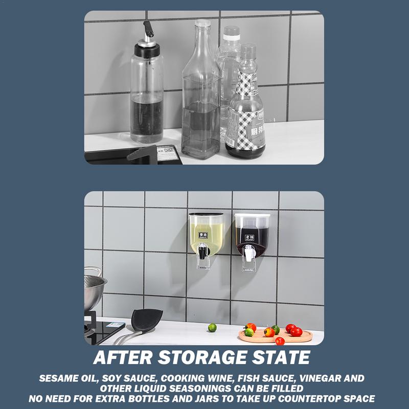 Vinegar And Oil Dispenser Wall - Kitchen Bank recension och pris