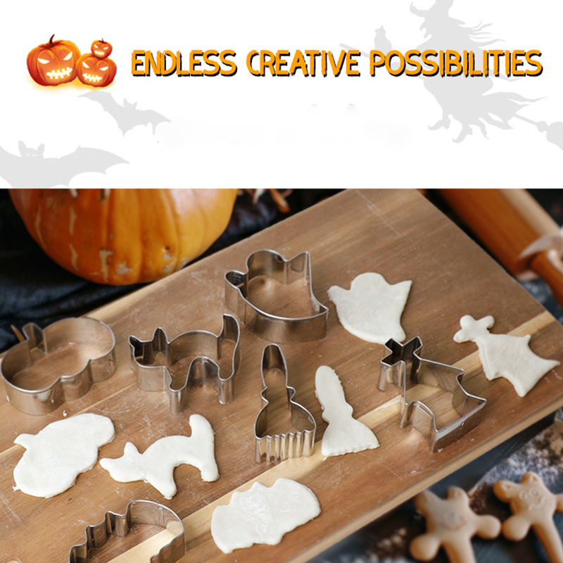 5/6/7/12PCS Halloween Cookie C - Kitchen And Baking Equipment recension och pris