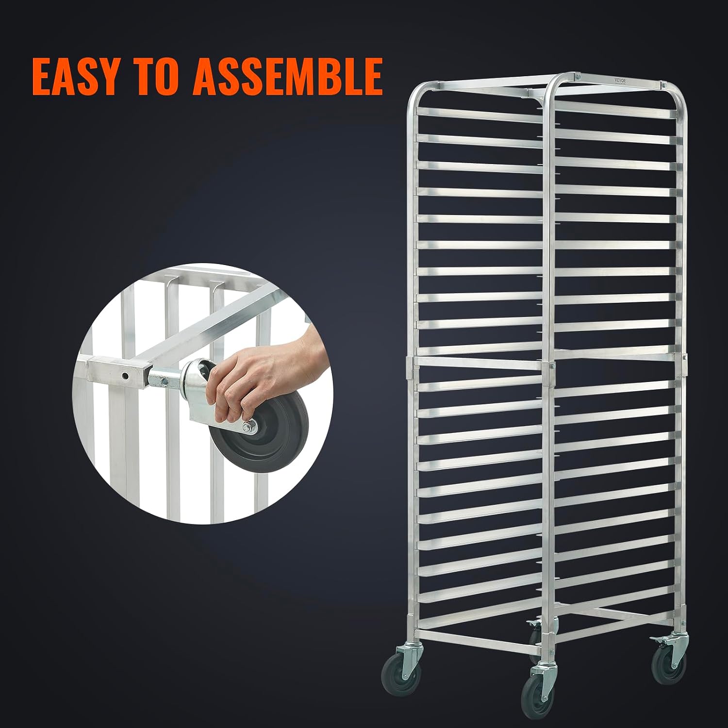Twenty Tier Commercial Bun Pan - Kitchen Baking Trolley recension och pris